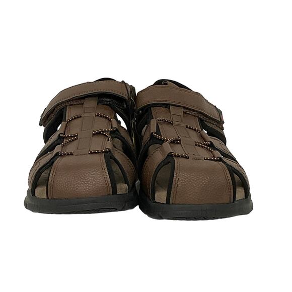 Weatherproof Vintage Men’s Cory Fisherman Sandals Brown Size 12 - Picture 3 of 6